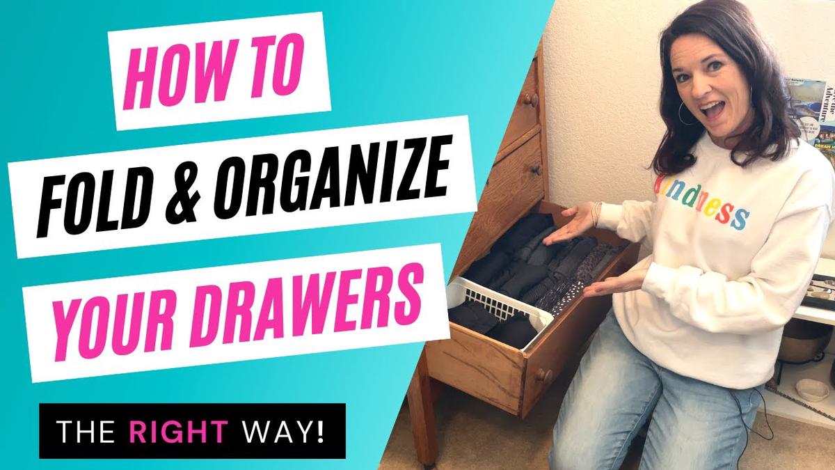 'Video thumbnail for The Best Way to Fold Your Clothes & Organize Your Drawers'